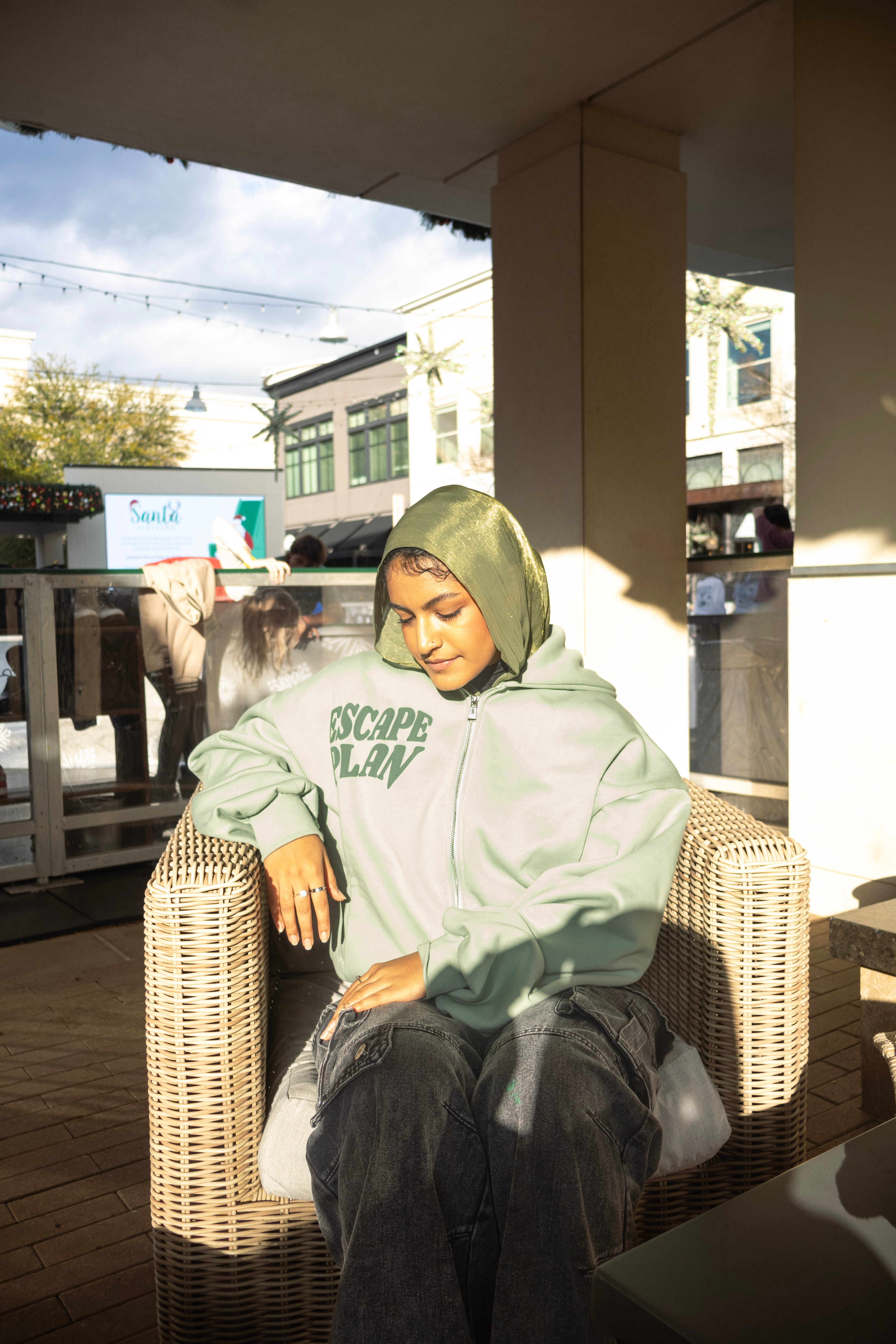 Escape Plan Zip-Up Hoodie