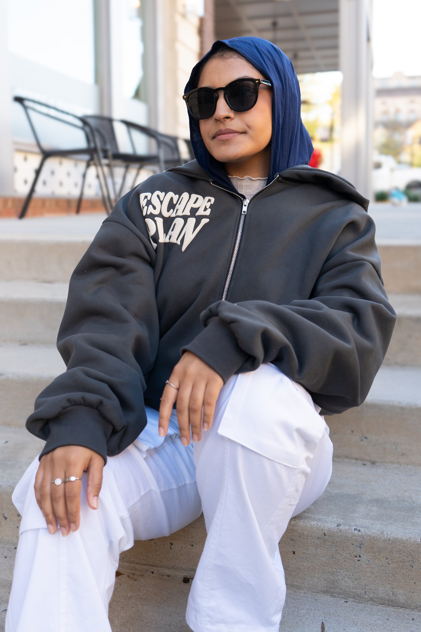 Escape Plan Zip-Up Hoodie