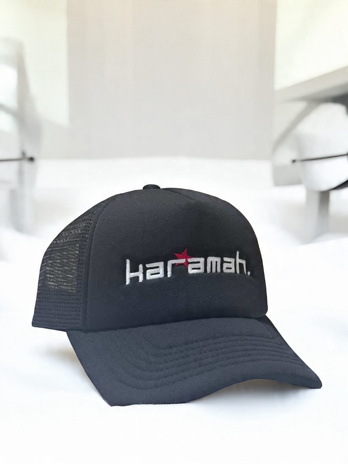 karamah trcker hat (black)