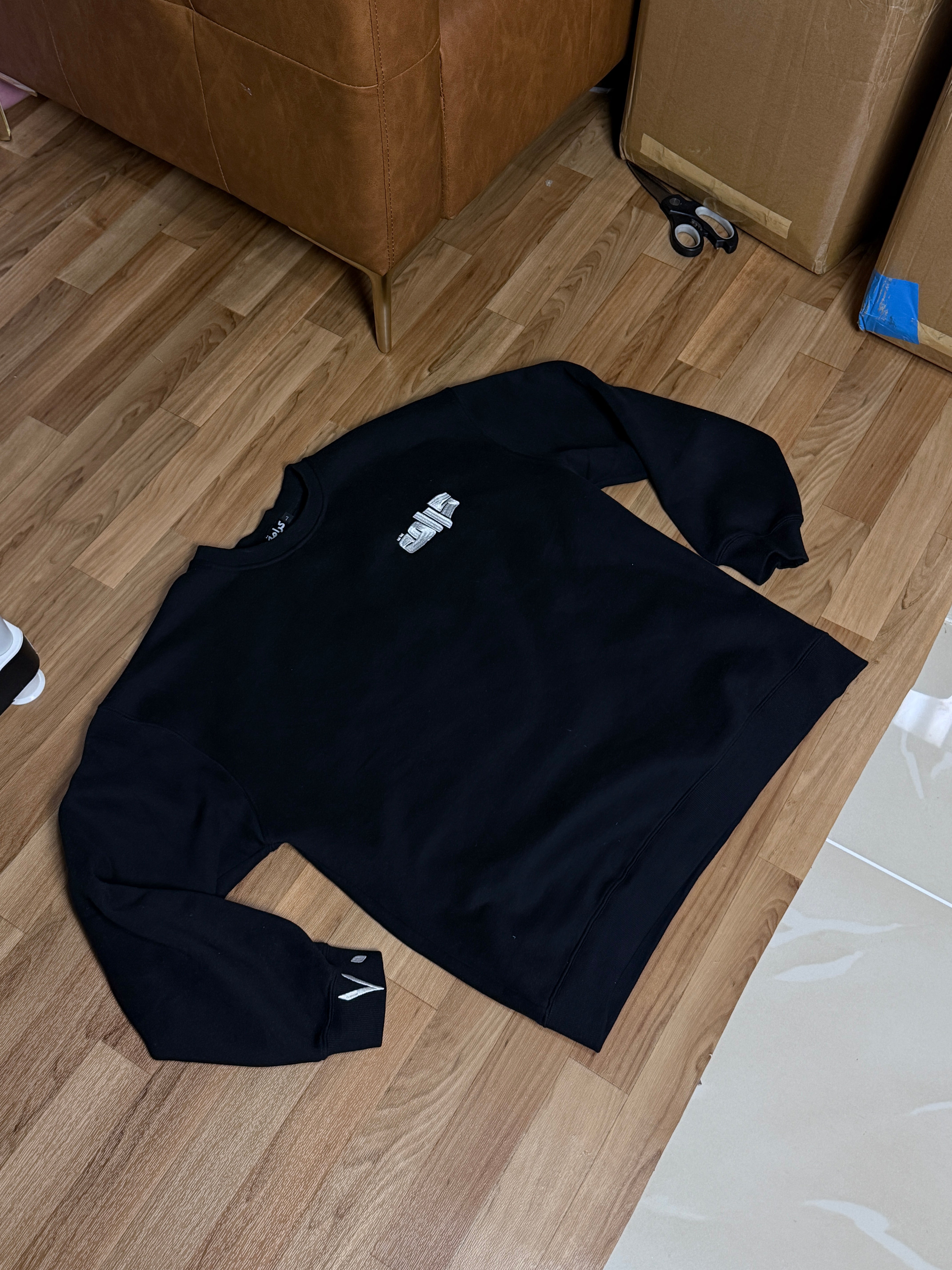 Khair Crewnwck Sweater - Black